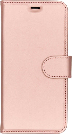 Accezz Hoesje Geschikt voor Huawei P Smart Hoesje Met Pasjeshouder - Accezz Wallet Softcase Bookcase - goud