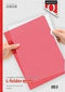 Insteekmap L-model Quantore * A4 L-map * Rood * PP * 0.12mm dik * 100 stuks