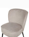 VOSS - Fauteuil - Taupe - Fluweel