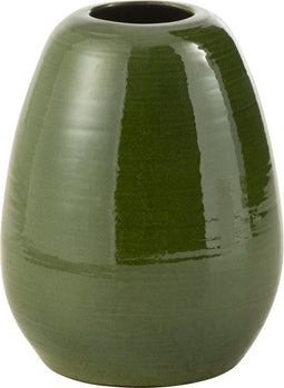 J-Line vaas Lola - porselein - groen - small - 30 cm hoog