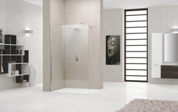 Novellini Giada h - Inloopdouche - 90x195cm veiligheidsglas - Chroom