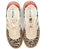 POSH by Poelman LILLY - Dames Sneakers - Panterprint met rood detail - Bruin