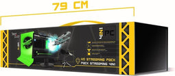 Steelplay Pack Streamer Pro HD - 4 in 1 Streaming Kit - 1080p Webcam en Condensatormicrofoon - Zwart