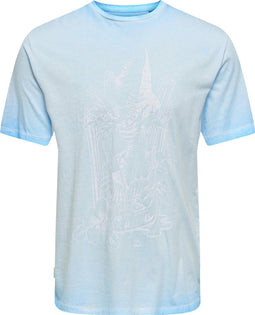 ONLY & SONS - Iku SS - T-shirt - Katoen - Aquatic - Maat S