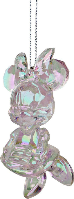 Ornament acryl minnie l8cm transparant