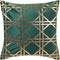 CASSIA - Sierkussen set van 2 - Donkergroen - 45 x 45 cm - Polyester