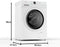 Midea MF10EW70BA10 - Wasmachine - 7 kg - 1400 tpm - Energieklasse A - Wit