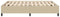 vidaXL - Bedframe - Lichtgroen - Grijs - 180x200 - cm - Katoenachtig - Stof