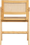 WOOOD Gunn Eetkamerstoel - Rattan - Natural - 80x54x54