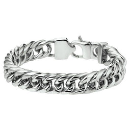 Vigor armband gourmet 11 mm 19 cm - Staal - Schakelarmband