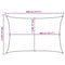vidaXL - Zonnezeil - 160 - g/m² - 2,5x4 - m - HDPE - lichtgroen