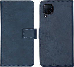 iMoshion Hoesje Geschikt voor Huawei P40 Lite Hoesje Met Pasjeshouder - iMoshion Luxe Bookcase - Donkerblauw