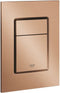 GROHE Skate Cosmopolitan S - Bedieningspaneel Toilet - Dual Flush - Geborsteld Warm Sunset (mat brons) - Slank formaat