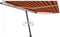 vidaXL - Luifel - vrijstaand - automatisch - 450x300 - cm - oranje - en - bruin