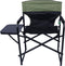 Campingstoel opvouwbaar - groen/zwart - 56 x 47 x 82 cm - max 100 kg