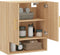 vidaXL - Wandkast - 60x31x70 - cm - bewerkt - hout - sonoma - eikenkleurig