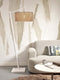 GOOD&MOJO Vloerlamp Java - Bamboe/Zwart - 75x50x176cm - - Staande lampen voor Woonkamer - Slaapkamer