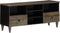 vidaXL - Tv-meubel - 100x33x46 - cm - massief - mangohout - zwart