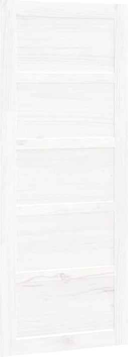 vidaXL - Schuifdeur - 80x1,8x204,5 - cm - massief - grenenhout - wit
