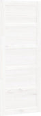 vidaXL - Schuifdeur - 80x1,8x204,5 - cm - massief - grenenhout - wit
