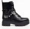 Guess Vaida - Veterboots - Leer - Zwart - Maat 40