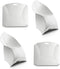 Flux Chair Junior opvouwbare design kinderstoel wit (4 stuks)