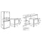 Inventum IMC6132FZWA - Inbouw magnetron - Grill - Wit