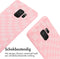 iMoshion Hoesje Geschikt voor Samsung Galaxy S9 Hoesje Met Koord - iMoshion Siliconen design hoesje met koord - Roze / Retro Pink