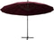vidaXL - Zweefparasol - met - aluminium - paal - 3 - m - bordeauxrood