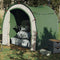 vidaXL - Opbergtent - waterdicht - groen