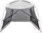 vidaXL - Camping - Muggennet - met - Deur - - - Grijs - - - 6-Persoons - - - Waterdicht