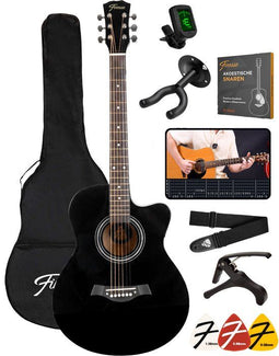 Finesse Akoestische Gitaar - met Videocursus - 4/4 40" - Western Gitaar - Gitaar Kind & Volwassenen