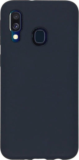 Accezz Samsung Galaxy A40 - Liquid Silicone Backcover - Donkerblauw