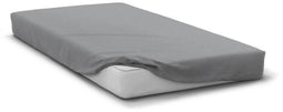 Hoeslaken - HOME LINGE PASSION - HP71765 - 140 x 190 cm + Muts 30 cm - Microvezel - 82 g - Lichtgrijs