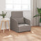 vidaXL - ligbedbank - 2-in-1 - taupe - 65x80x83 - cm - stof