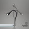 Briloner Elasti - klemlamp - flexibele arm - warm wit 3000K - zwart