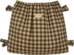Nobodinoz Hyde Park Opbergtas - Voor kinderwagen - Green Checks - 50x42x10cm