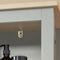 SoBuy BZR68-HG - Kolomkast badkamer - 6 lagen verstelbare planken - Grijs