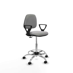 Piqueras y Crespo BFN05RP - Bureaustoel - Hoogteverstelbaar - Lichtgrijs