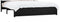 vidaXL-Bedframe-massief-hout-zwart-160x200-cm