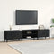 vidaXL - TV - Meubel - Zwart - Eiken - 180x31,5x40 - cm - Geengineerd - Hout