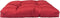 vidaXL - Palletkussen - 58x58x10 - cm - stof - rood