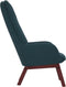 vidaXL Relaxstoel fluweel blauw