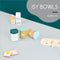 Babymoov ISY Bowls - 6 glazen bewaarpotjes - 250 ml