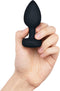 B-Vibe - Vibrerende Juwelen Plug M/L Zwart