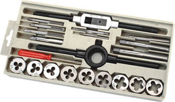 C.K T4032 Schroefdraadsnijderset 21-delig Metrisch M3, M4, M5, M6, M8, M10, M12