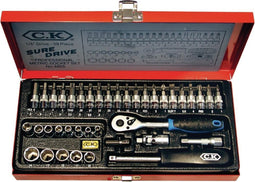 C.K. T4655 Dopsleutelset Metrisch 1/4 (6.3 Mm) 39-Delig
