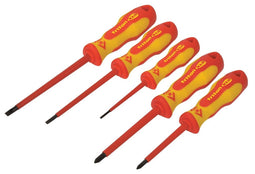 C.K Triton XLS Schroevendraaierset VDE 5-delig Plat, Kruiskop Phillips