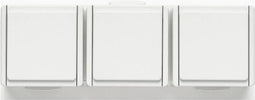 N & L 22491 Compleet Opbouwdoos spatwaterdicht Wit 1 stuk(s)
