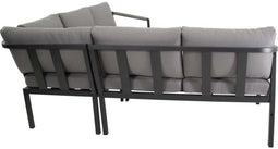 Lesli Living Loungehoekset Belgium - Hoekloungeset - Aluminium frame - Antraciet